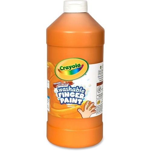 Washable Finger Paint, 32oz., Orange