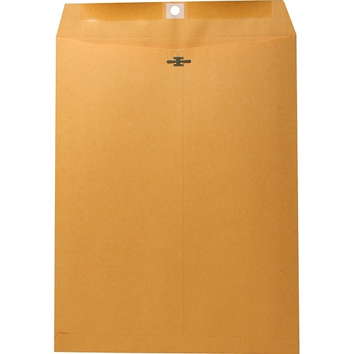 Nature Saver  Clasp Envelope, 28Lb, 10"x13", 100/BX, Natural Kraft