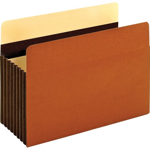 Heavy-Duty File Pockets, 1 Pocket, Legal, Redrope