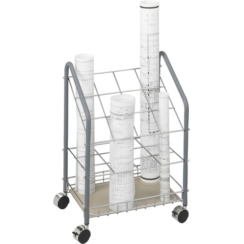 WIRE ROLL/FILES, 12 COMPARTMENTS, 18W X 12.75D X 24.5H, GRAY