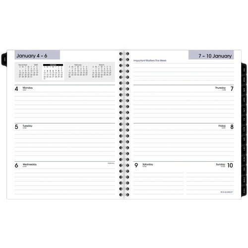 DAYMINDER EXECUTIVE WEEKLY/MONTHLY REFILL, 6 7/8 X 8 3/4, 2019
