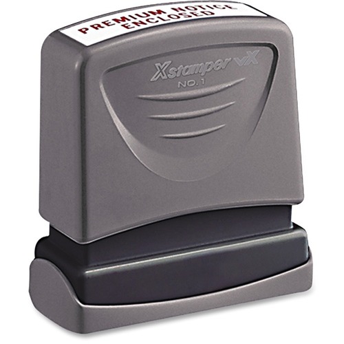 Message Stamp,Pre-Inked,1/2"x1-5/8",1-4 Lines,22 Char