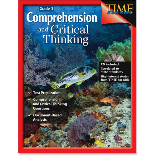 Comprehension And Critical Thinking Book, w/CD, Grade 3