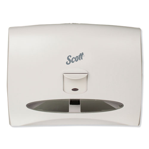 PERSONAL SEAT TOILET SEAT COVER DISPENSER, 17 1/2 X 2 1/4 X 13 1/4, WHITE