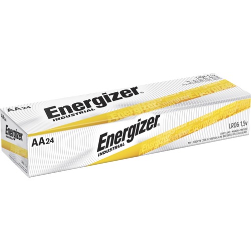 Energizer Industrial Alkaline Battery, AA, 144/CT
