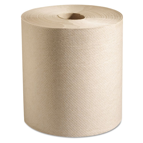 100(percent) Recycled Hardwound Roll Paper Towels, 7 7/8 X 800 Ft, Natural, 6 Rolls/ct