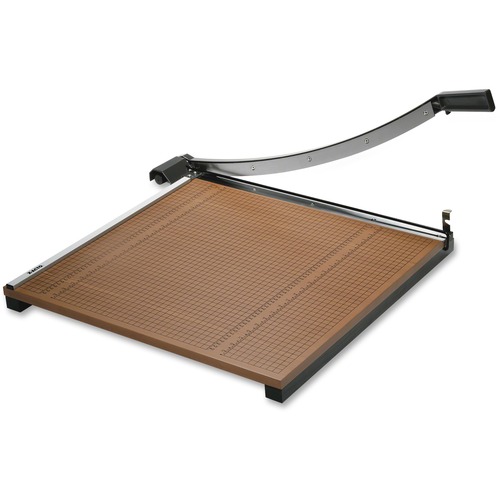 Square Commercial Grade Wood Base Guillotine Trimmer, 20 Sheets, 24" X 24"