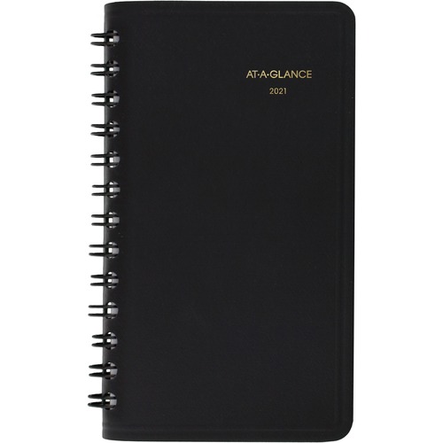 WEEKLY PLANNER, 2 1/2 X 4 1/2, BLACK, 2019