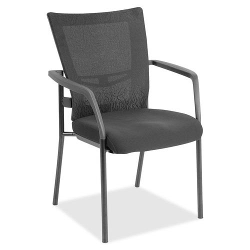 Guest Mesh Chair, 25"x20"x32", Black/Gray