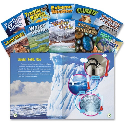 Earth And Science Books Grade 2-3, 10 Sets, Ast