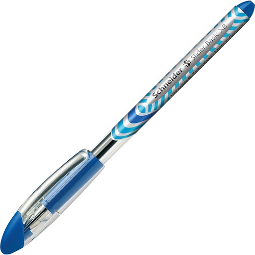 Schneider Slider Ballpoint Stick Pen, 1.4mm, Blue, 10/box