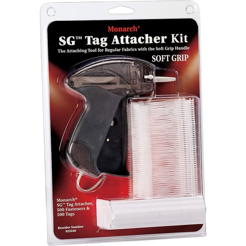 Sg Tag Attacher Gun, 2" Tagger Tail Fasteners, Smoke