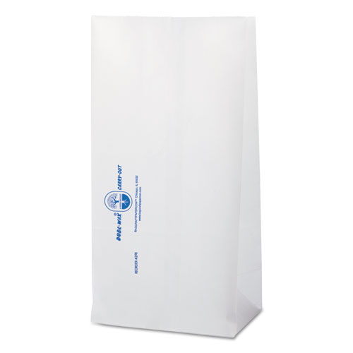 DUBL WAX SOS BAKERY BAGS, 6.13" X 12.38", WHITE, 1,000/CARTON