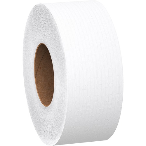 ESSENTIAL 100(percent) RECYCLED FIBER JRT BATHROOM TISSUE, SEPTIC SAFE, 2-PLY, WHITE, 1000 FT, 12 ROLLS/CARTON