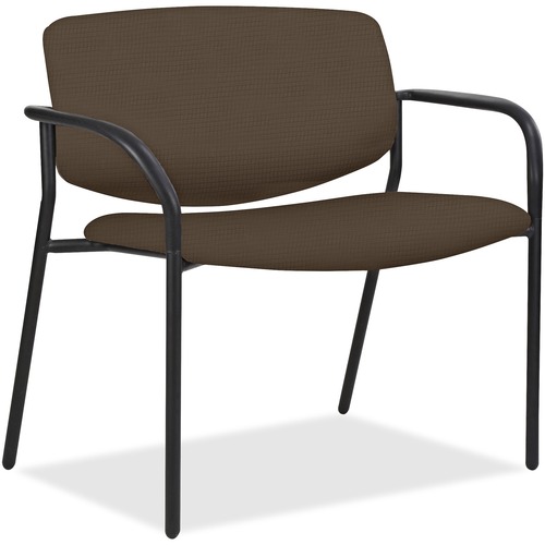 Chair, 600 lb. Capacity, 25"x33"x36-1/2", BG Fabric/BK Frame
