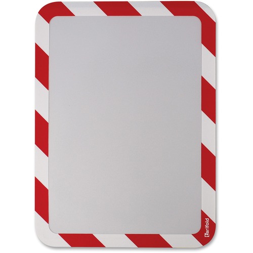 Magnetic Holder, 10-1/4"x1/4"x14-1/2", 6/PK, Red/White