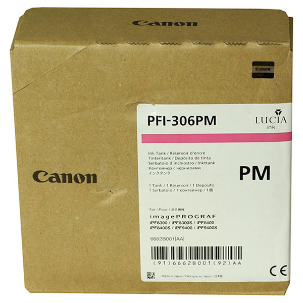 Canon (PFI-306PM) imagePROGRAF iPF8300 8400 9400 Photo Magenta Ink Cartridge (330 ml)