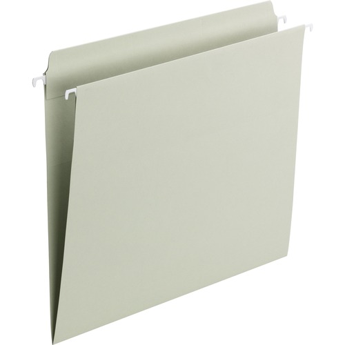 Hanging Folders,w/2-Ply Tabs,Straight Tab,Ltr,20/BX,Moss