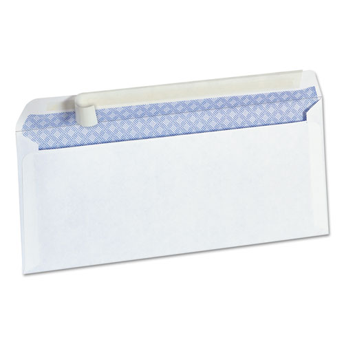 Peel Seal Strip Security Envelope, #10, 4 1/8 X 9 1/2, White, 100/box