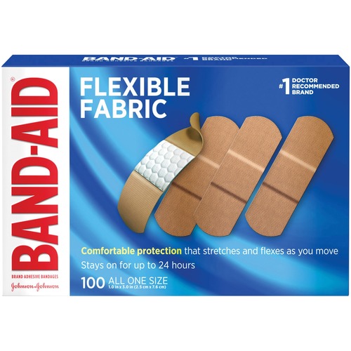 BAND-AID,FLEXIBLE,1"-100CT