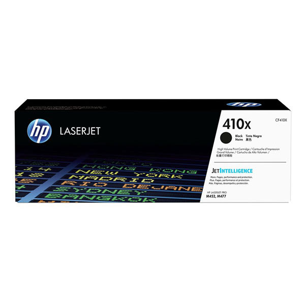 Hewlett-Packard  Toner Cartridge, HP 410X, 6500 Page Yield, Black