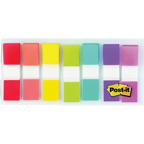 Post-it Flags, Self-stick, 1/2",189/PK, Assorted Bold