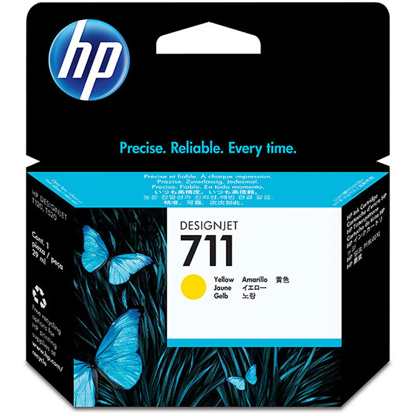 Hewlett-Packard  Ink Cartridge, HP 711, 29 ml, Yellow