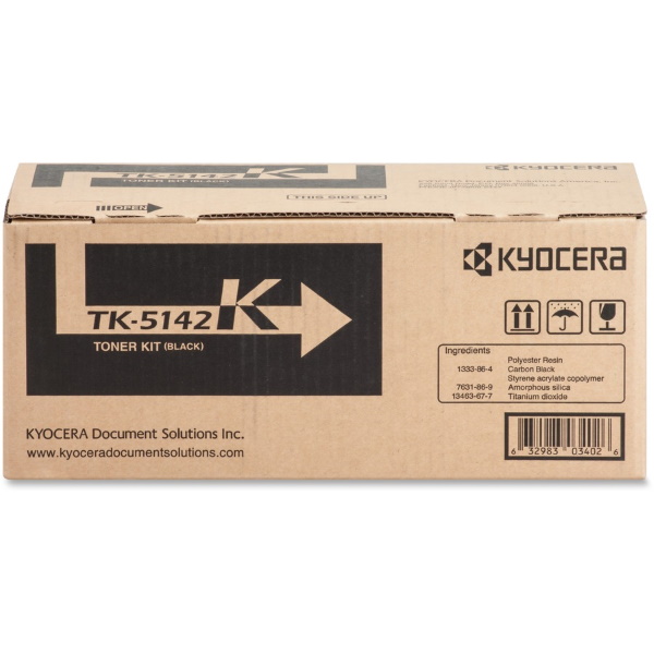 Kyocera ECOSYS M6530cdn P6130cdn Black Toner Cartridge + Waste Container (7000 Yield)