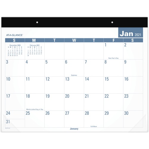EASY-TO-READ MONTHLY DESK PAD, 22 X 17, EASY-TO-READ, 2019