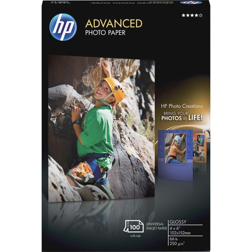 Advanced Photo Paper, 56 Lbs., Glossy, 4 X 6, 100 Sheets/pack