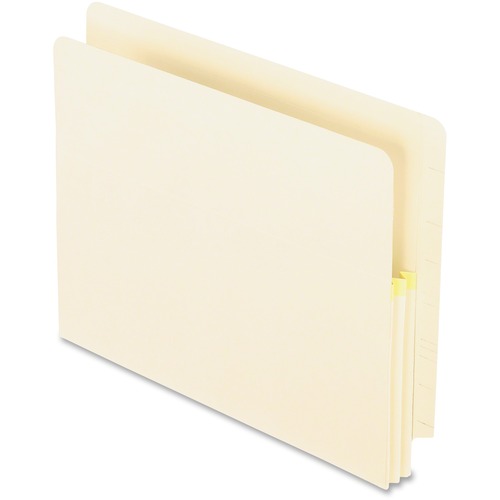 Convertible File, Straight Cut, 1 3/4 Inch Expansion, Letter, Manila, 25/box