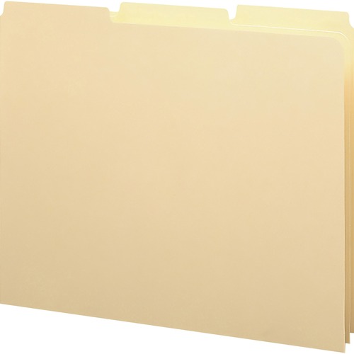 Recycled Tab File Guides, Blank, 1/3 Tab, 18 Pt. Manila, Letter, 100/box