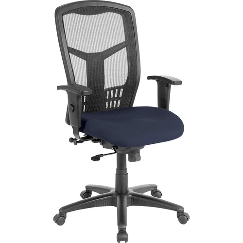 Exec High-Back Swivel Chair, 28-1/2"x28-1/2"x45", Periwinkle