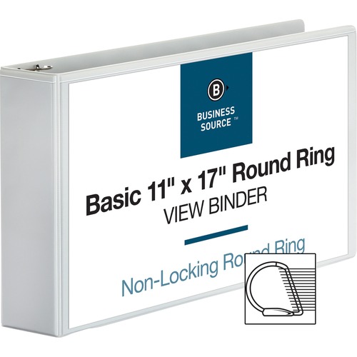 Reference Binder, 11"x17", 3", White