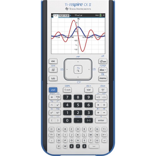 Graphing Calculator, CX II, 7-1/4"Wx11-4/5"Lx2"H, Multi