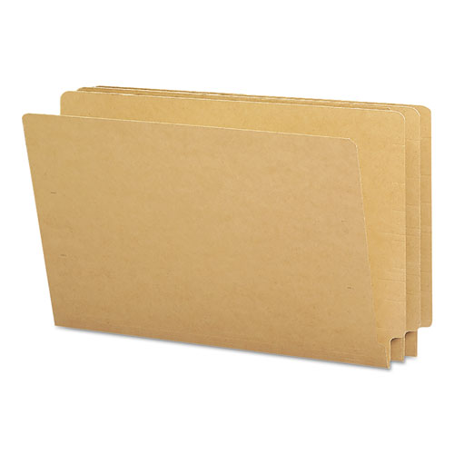 Kraft End Tab Folders, Straight Cut, Legal, 50/box