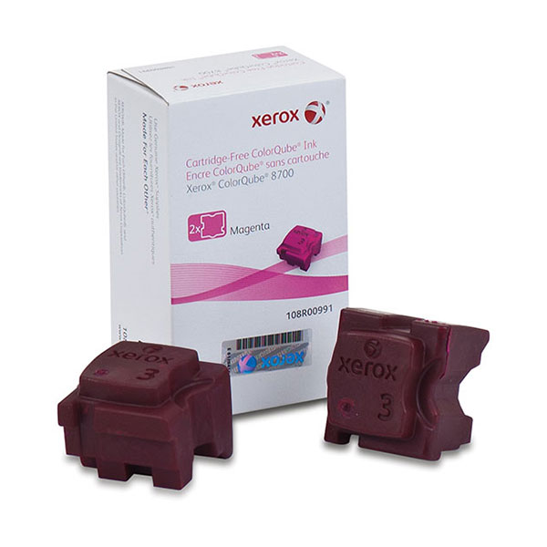 108R00991 SOLID INK STICK, 4200 PAGE-YIELD, MAGENTA, 2/BOX