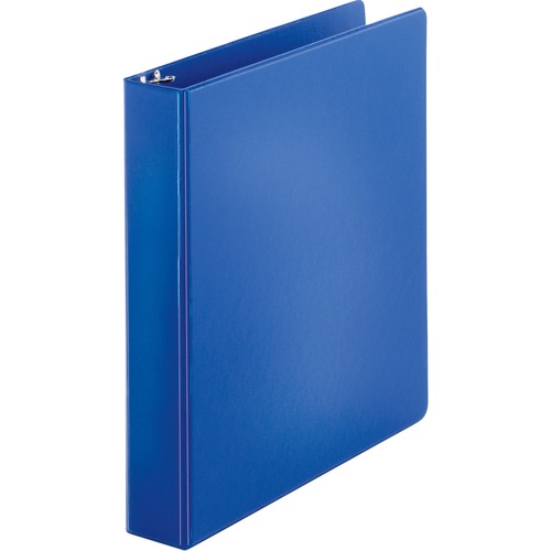 Business Source  Binder, Round Rings, 1-1/2" Cap, 8-1/2"x11", Dark Blue