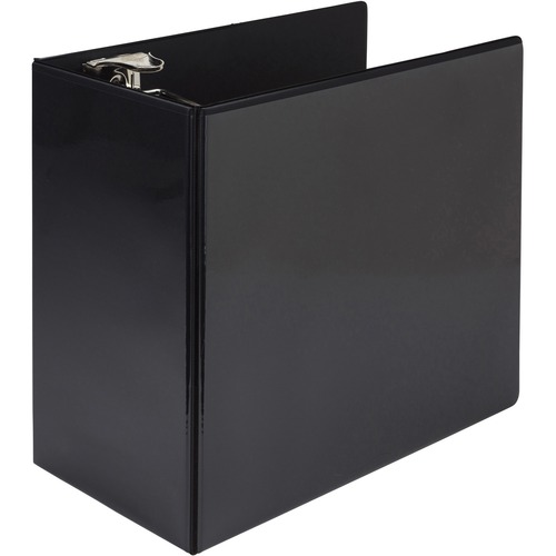 Nonstick D-Ring View Binder, 11 X 8-1/2" 6" Capacity, Black