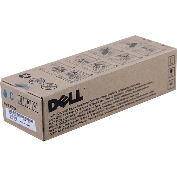 Dell 1320C 1320CN High Yield Cyan Toner Cartridge (OEM# 310-9060) (2000 Yield)