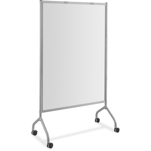 Impromptu Magnetic Whiteboard Collaboration Screen, 42w X 21 1/2d X 72h, Gray