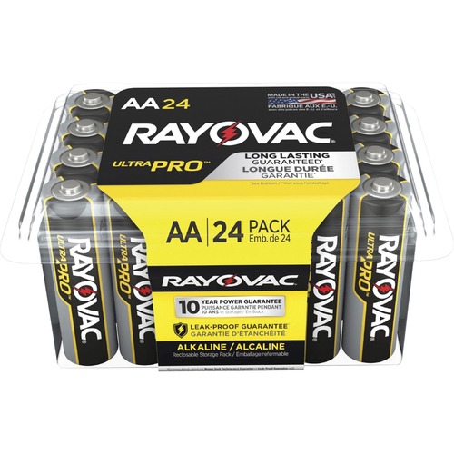 Alkaline Batteries, AA Ultra Pro, 288/CT, Black/Red