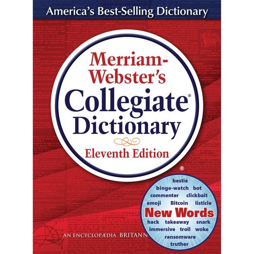 Merriam-Webster's Collegiate Dictionary, 11th Edition, Hardcover, 1,664 Pages