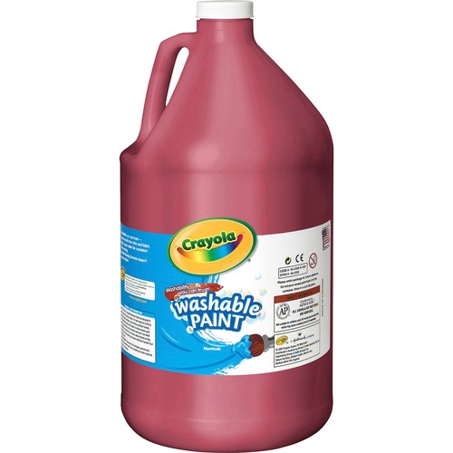 Washable Paint, Red, 1 Gal