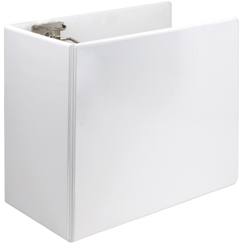 Nonstick D-Ring View Binder, 11 X 8-1/2, 6" Capacity, White