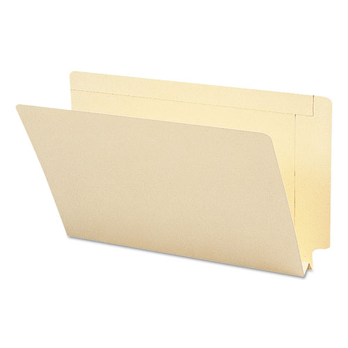 1 1/2 Inch Expansion Folders, Straight End Tab, Legal, Manila, 50/box