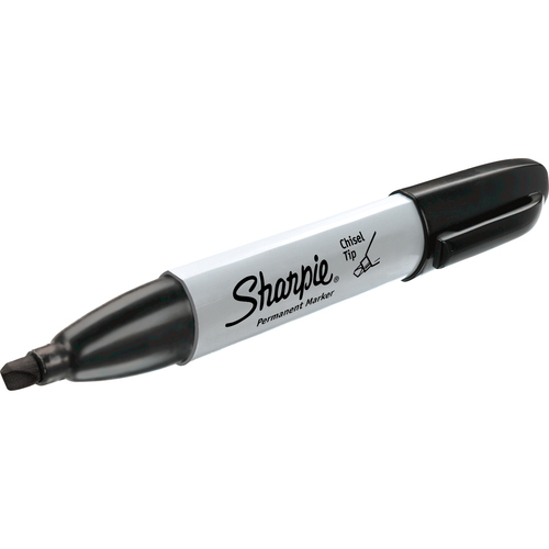 Sharpie Marker, Chisel Tip, Black