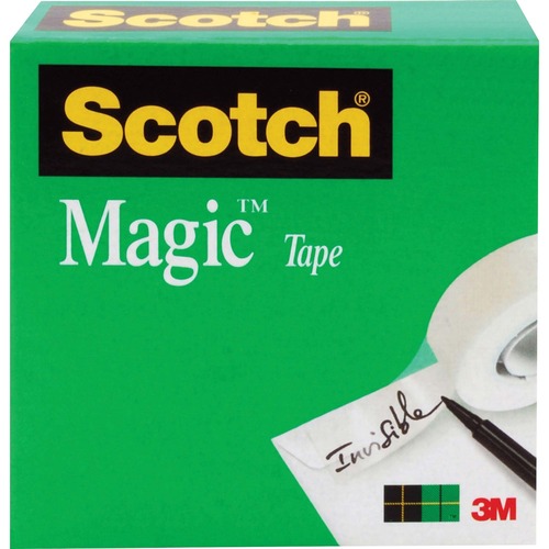 Magic Tape, 3" Core, 1"x2592", 1 Roll, Transparent