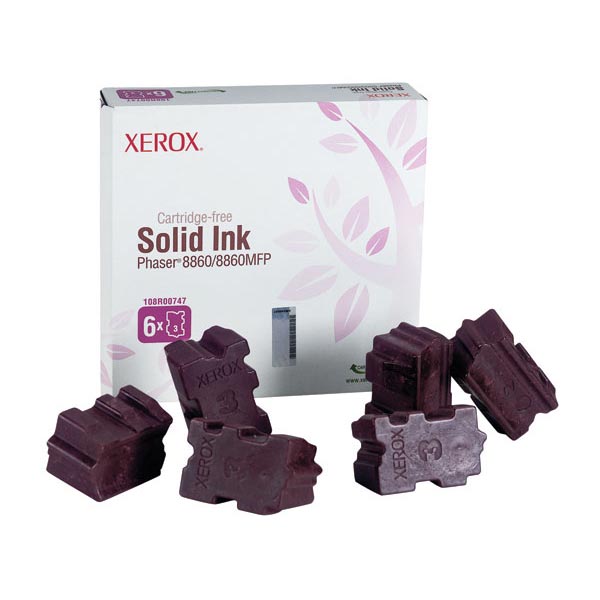 Solid Ink Sticks, Page Yield 14000, Magenta
