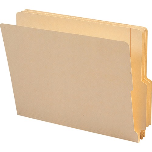 End Tab Folders, 4" Tab, 9-1/2"Front, Ltr, 100/BX, MLA